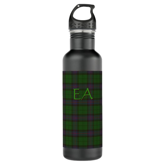 Armstrong Officieel LAN Tartan met uw initialen Waterfles (Voorkant)