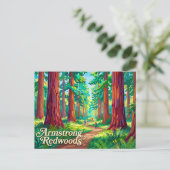 Armstrong Redwoods State Natural Reserve Briefkaart (Staand voorkant)