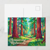 Armstrong Redwoods State Natural Reserve Briefkaart (Voorkant / Achterkant)