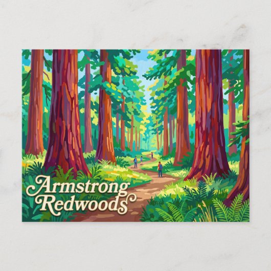 Armstrong Redwoods State Natural Reserve Briefkaart (Voorkant)