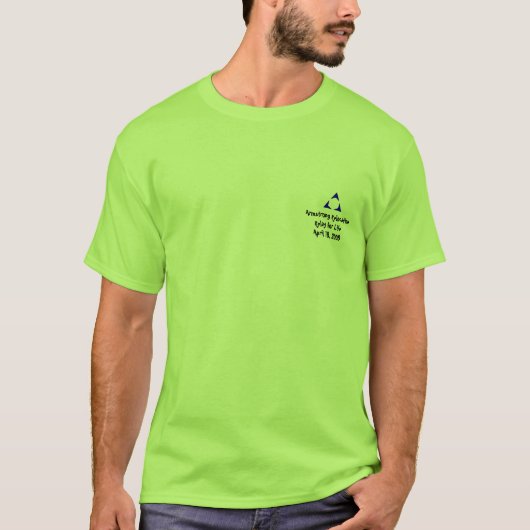 Armstrong Relay for Life Shirt (Voorkant)