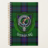 Armstrong Schotse Clan Tartan en Crest Planner (Voorkant)