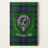 Armstrong Schotse Clan Tartan en Crest Planner (Achterkant)