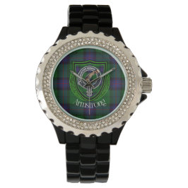 Armstrong Schotse Clan Tartan & Wapenembleem Horloge