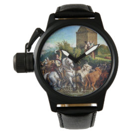 Armstrong Scottish Clan Castle Painting Watch Horloge