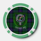 Armstrong Scottish Clan Tartan & Crest Poker Chips (Achterkant)