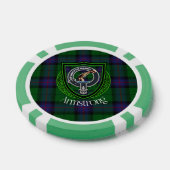 Armstrong Scottish Clan Tartan & Crest Poker Chips (Enkel)