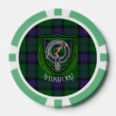 Armstrong Scottish Clan Tartan & Crest Poker Chips (Voorkant)