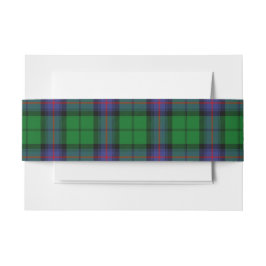 Armstrong Scottish Tartan Belly Band Uitnodigingen Wikkel