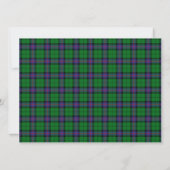 Armstrong Scottish Wedding Invitation Kaart (Achterkant)