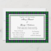 Armstrong Scottish Wedding Invitation Kaart (Voorkant)