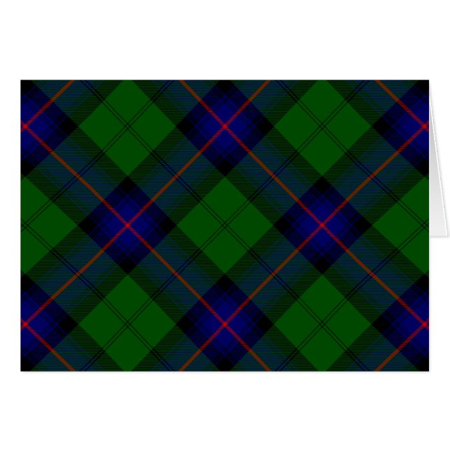 Armstrong tartan blue en green plaid (Voorkant Horizontaal)