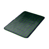 Armstrong tartan blue en green plaid badmat (Gekanteld)