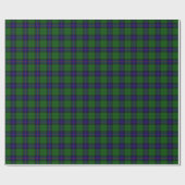 Armstrong tartan blue en green plaid cadeaupapier (Vlak)