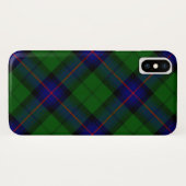 Armstrong tartan blue en green plaid Case-Mate iPhone case (Achterkant (horizontaal))