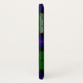 Armstrong tartan blue en green plaid Case-Mate iPhone case (Achterkant/links)