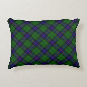 Armstrong tartan blue en green plaid decoratief kussen