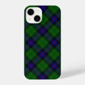 Armstrong tartan blue en green plaid iPhone hoesje (Achterkant)