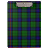 Armstrong tartan blue en green plaid klembord (Voorkant)