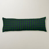 Armstrong tartan blue en green plaid lichaamskussen (Achterkant)