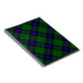 Armstrong tartan blue en green plaid notitieboek (Rechterzijde)