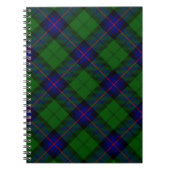 Armstrong tartan blue en green plaid notitieboek (Voorkant)