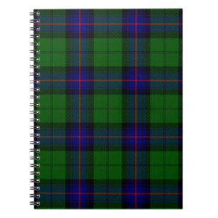 Armstrong tartan blue en green plaid notitieboek