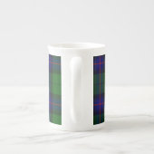 Armstrong tartan blue en green plaid porselein kop (Achterkant)