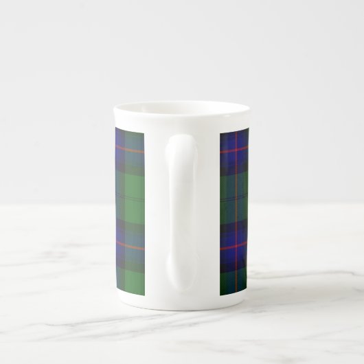 Armstrong tartan blue en green plaid porselein kop (Achterkant)