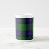 Armstrong tartan blue en green plaid porselein kop (Voorkant)
