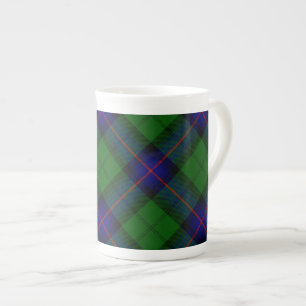 Armstrong tartan blue en green plaid porselein kop