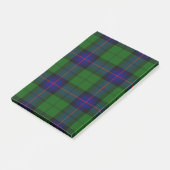 Armstrong tartan blue en green plaid post-it® notes (Schuin)