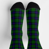 Armstrong tartan blue en green plaid sokken (Top)