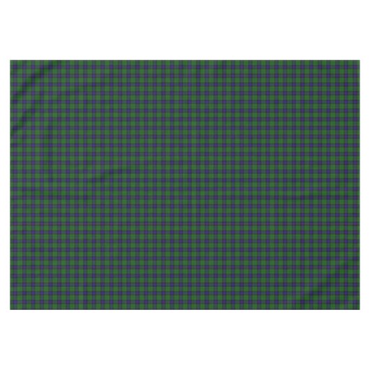 Armstrong tartan blue en green plaid tafelkleed (Voorkant (Horizontaal))