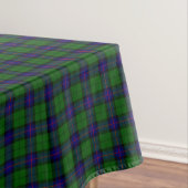 Armstrong tartan blue en green plaid tafelkleed (Voorbeeld)