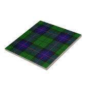 Armstrong tartan blue en green plaid tegeltje (Zijkant)
