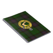 Armstrong Tartan en Clan Badge Notitieboek (Rechterzijde)
