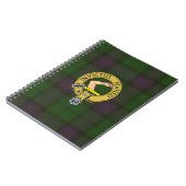 Armstrong Tartan en Clan Badge Notitieboek (Linkerzijde)