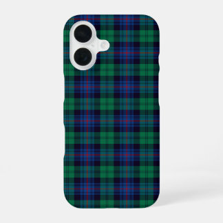 Armstrong Tartan Royal Blue en Green Pset iPhone 16 Hoesje