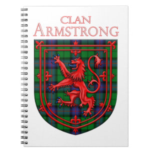 Armstrong Tartan Scottish Play Lion Rampant Notitieboek