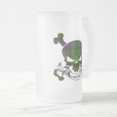 Armstrong Tartan Skull-Mok Matglas Bierpul (Voorkant rechts)