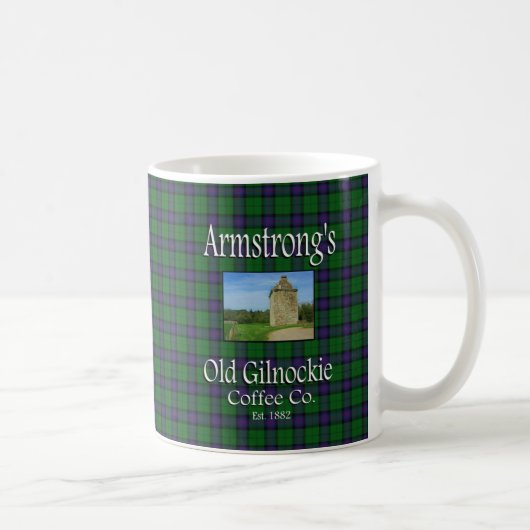 Armstrong's oude Gilnockie Coffee Co. Koffiemok (Rechts)
