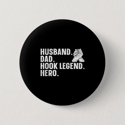 Armworstel Armworstelaar Echtgenoot. Vader. Haak L Ronde Button 5,7 Cm (Voorkant)