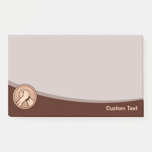 Armworstel Brons Post-it® Notes (Voorkant)