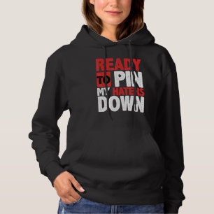Armworstelaar klaar om mijn haters te verslaan hoodie