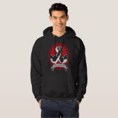 armworstelen hoodie (Voorkant volledig)