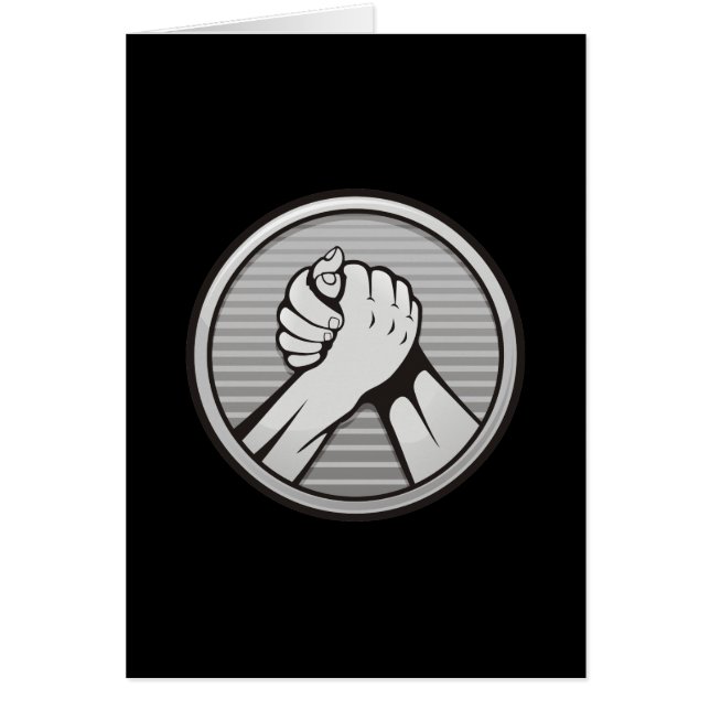Armworstelen Zilver (Voorkant)