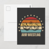 armworstelspier briefkaart (Voorkant / Achterkant)