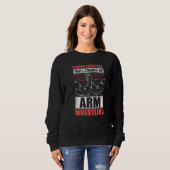 Armworstling & Arm Wrestling Arm Wrestler Trui (Voorkant volledig)