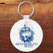 Armworstling Queen Sleutelhanger (Voorkant)